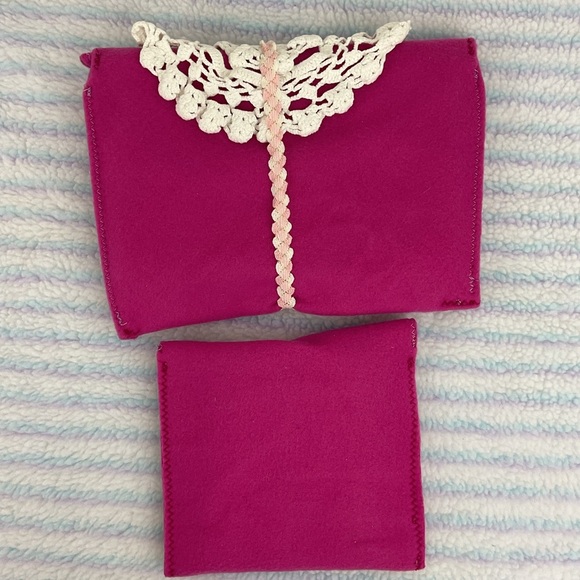 Handmade 10 piece stationary set paper & fabric mixed media - Picture 3 of 16